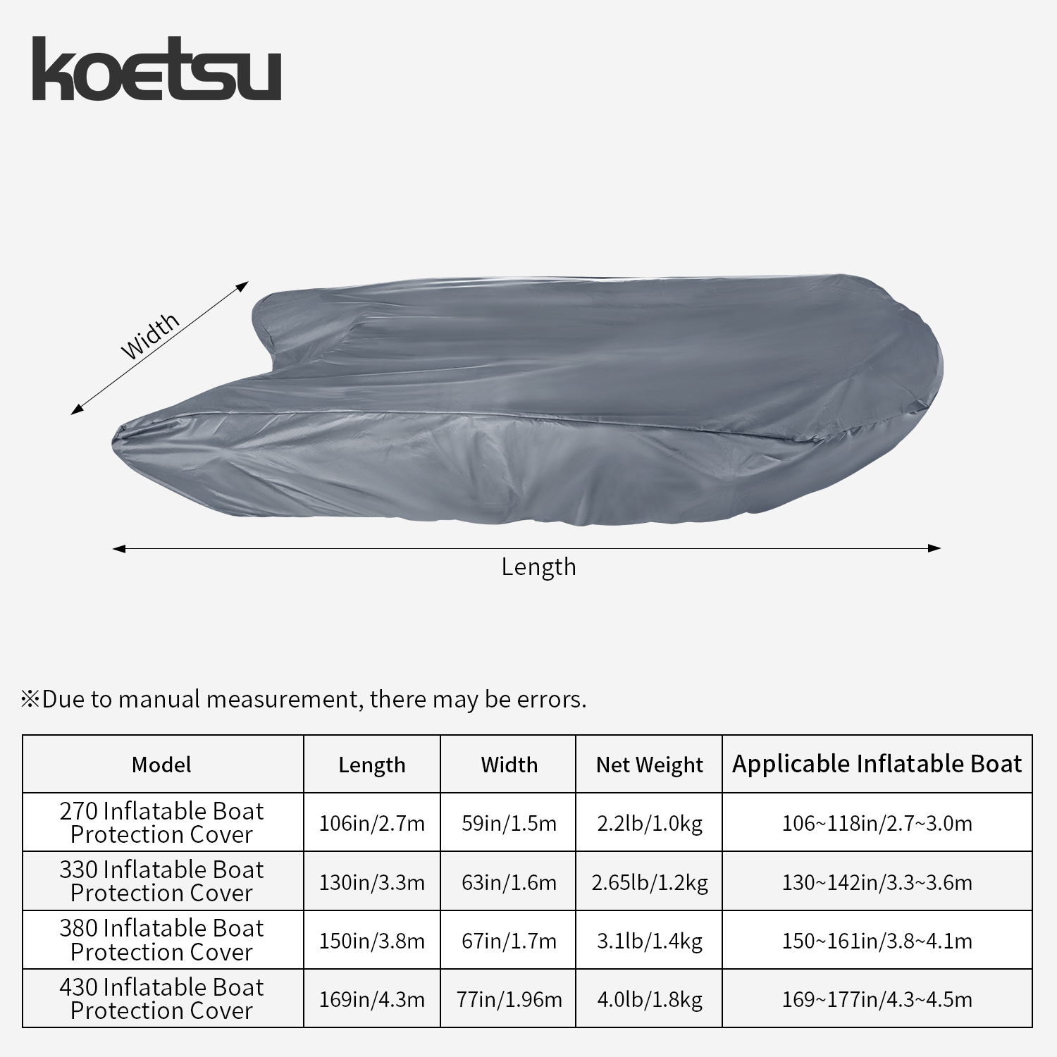 KOETSU 420D Marine Grade Anti- - Fishing Boat Cover review and price