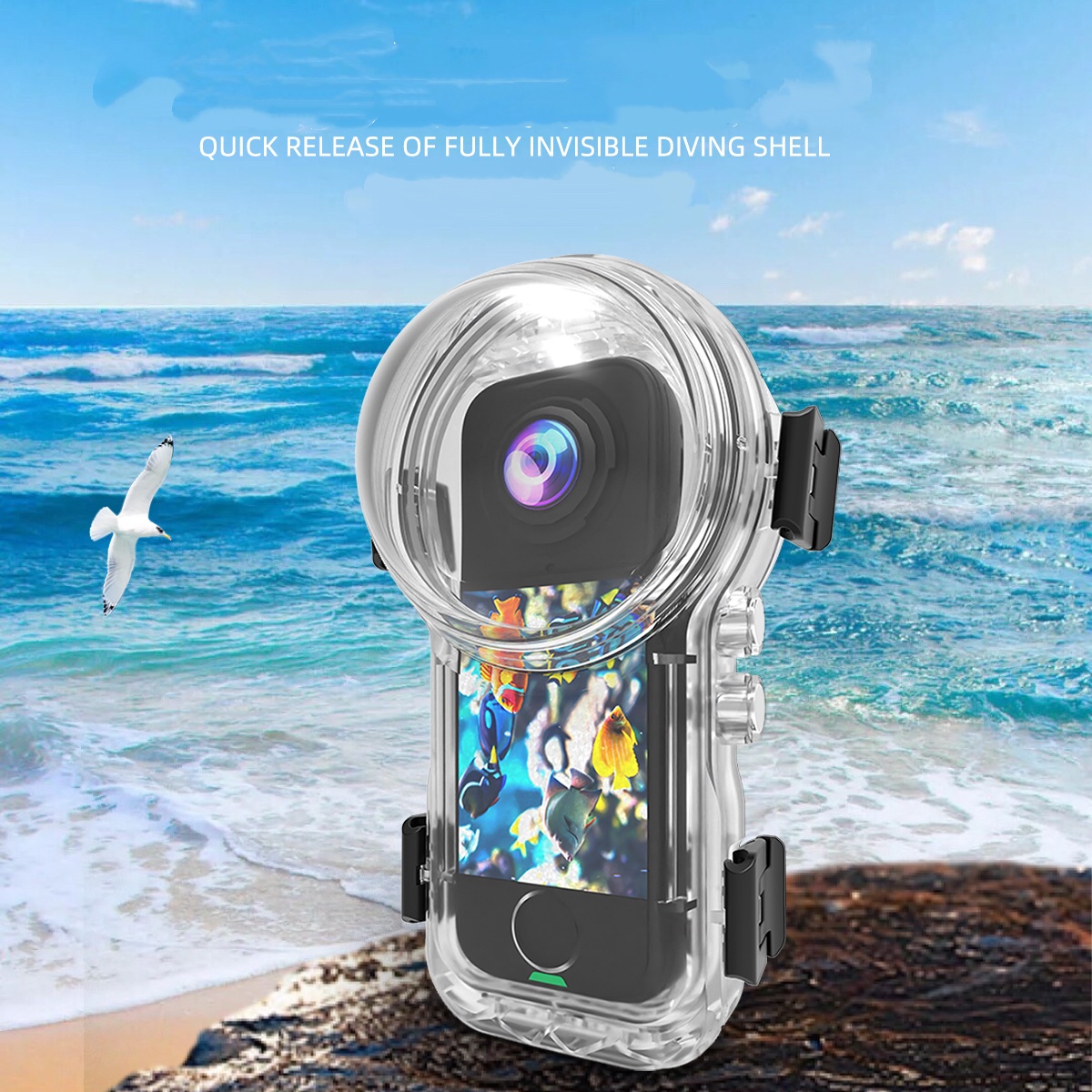 Invisible Dive Case For Insta3 - Fishing Boat Cover review and price